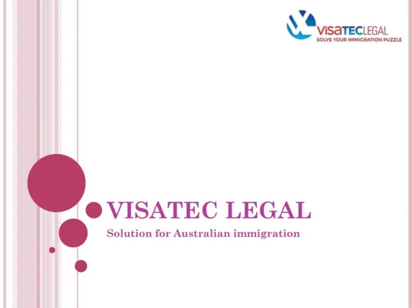 Visatec Legal- A premiere agency of immigration lawyers in Melbourne