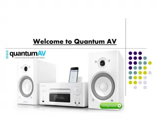 Welcome to Quantum AV - slide 1