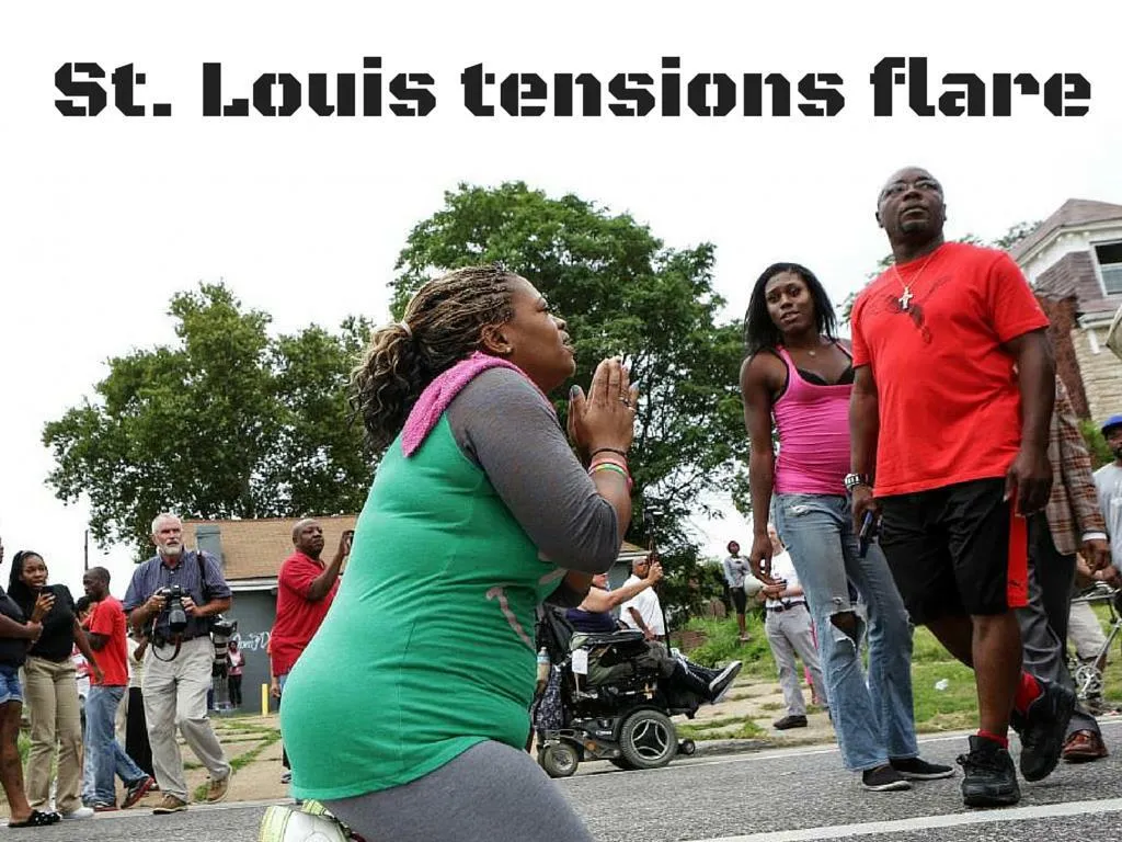 st louis tensions flare