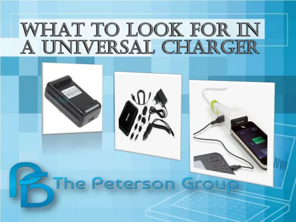 What to Look for in a Universal Charger