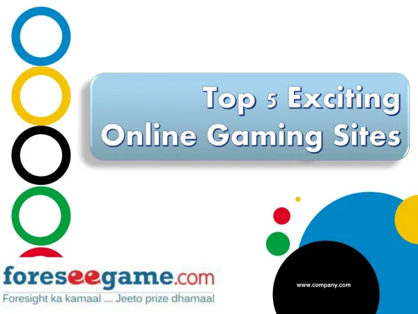 Top 5 Exciting Online Gaming Sites