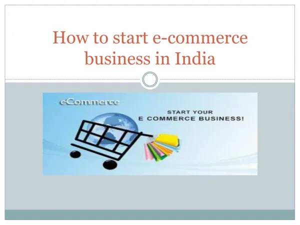 How to start e-commerce business online