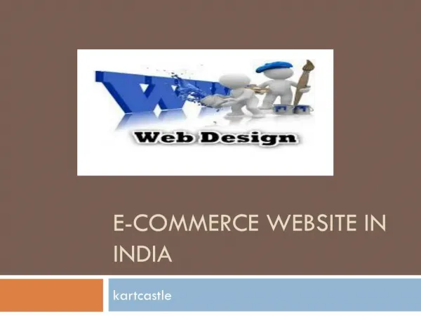 e-commerce website in India
