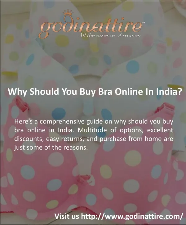 Buy Bra Online In India