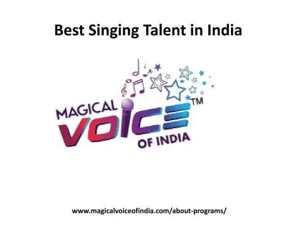 Best Singing Talent in India