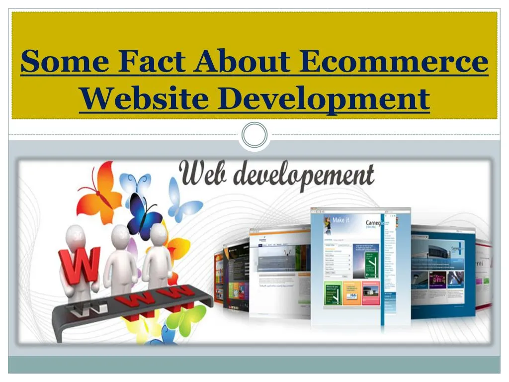some f act about ecommerce website development