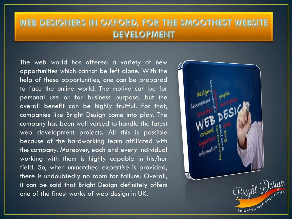 web designers in oxford for the smoothest website development