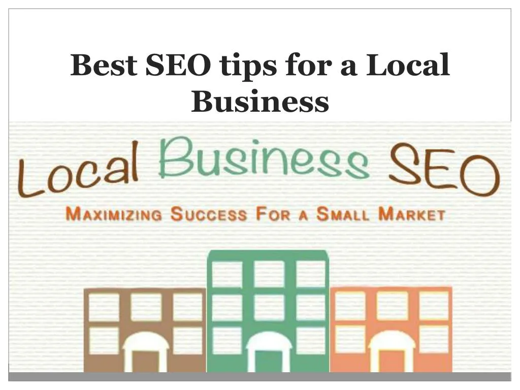 best seo tips for a local business