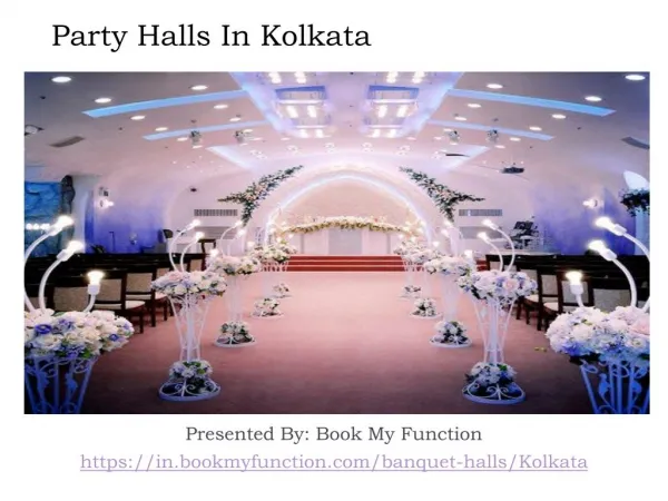 Party Halls In Kolkata