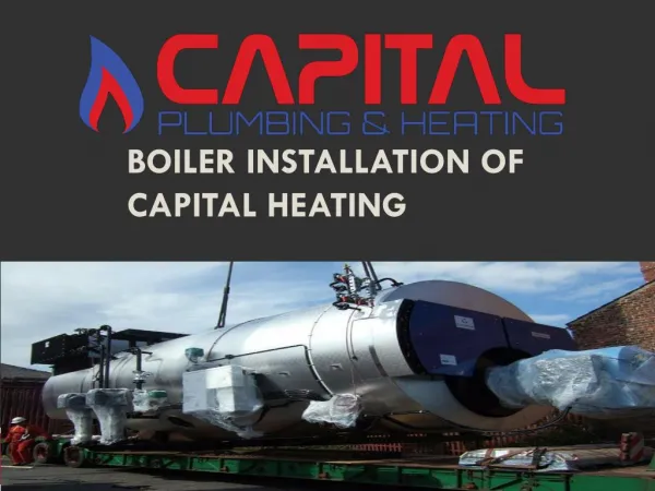Boiler Installation of Capital Heating
