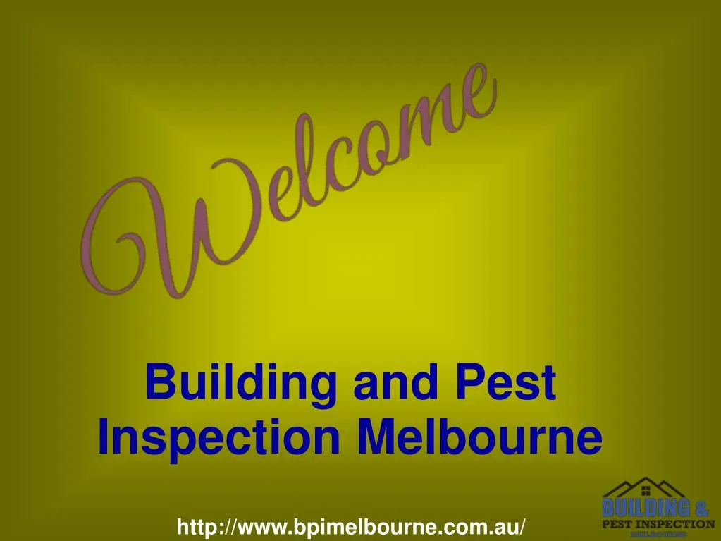 building and pest inspection melbourne