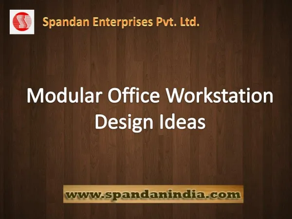 Modular Home Office Workstation Designs
