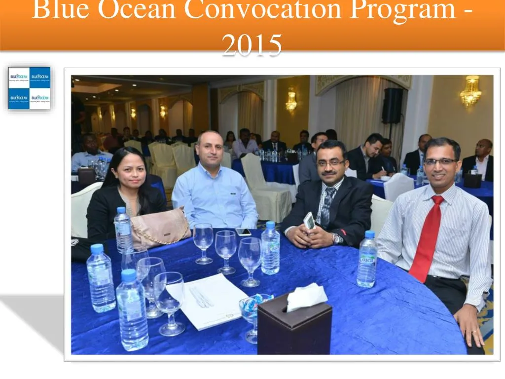 blue ocean convocation program 2015