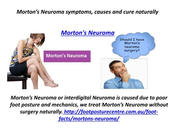 Morton’s Neuroma symptoms, causes and cure naturally