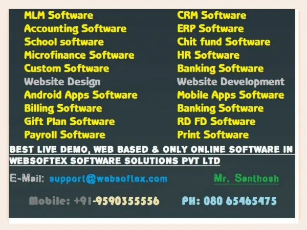 CRM Software, Online Software, CRM Systems, Chit fund Accounting Software, Software Chit Funds, Software Print Shop, Web