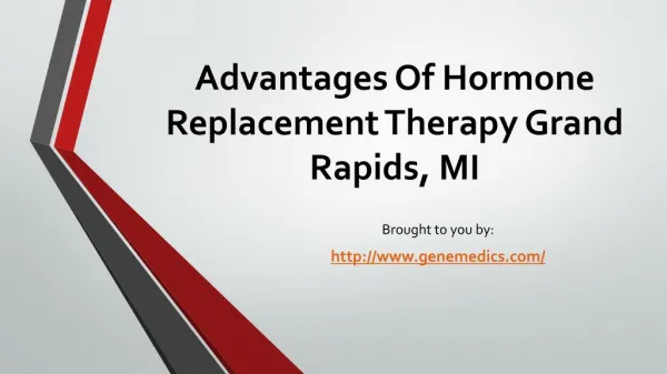 Signs That You Need Hormone Therapy In Michigan