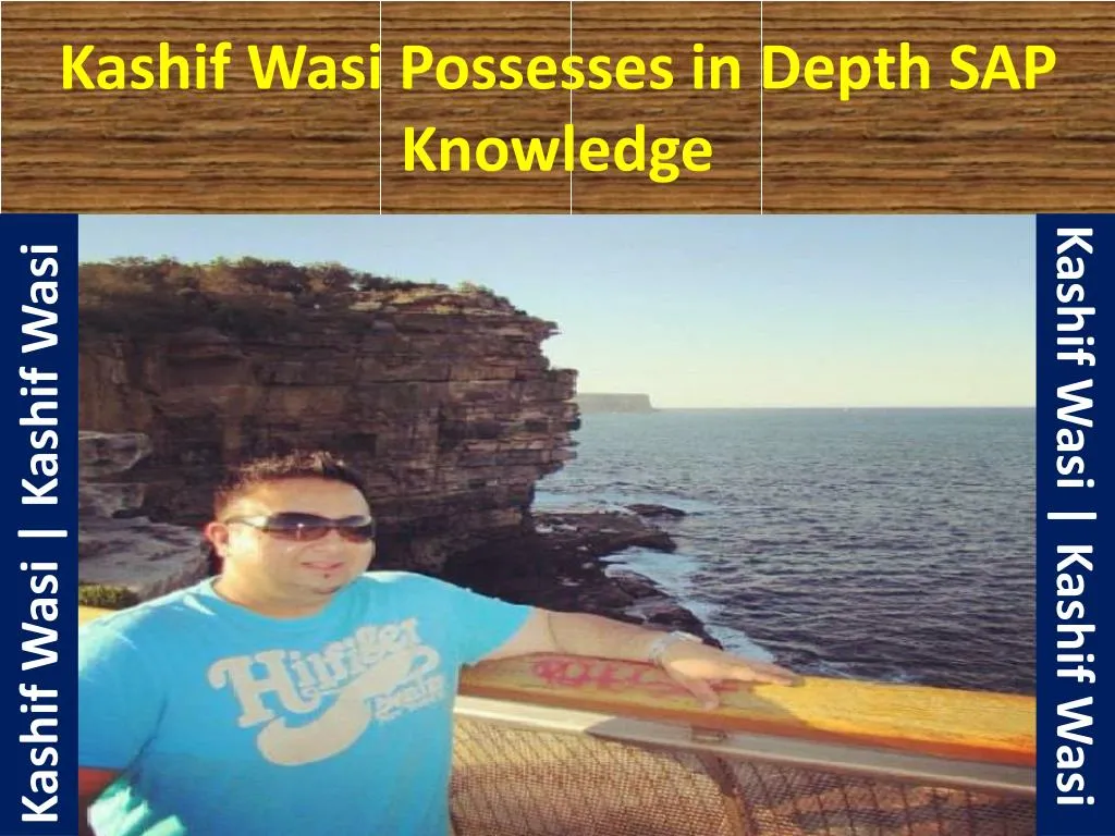 kashif wasi possesses in depth sap knowledge