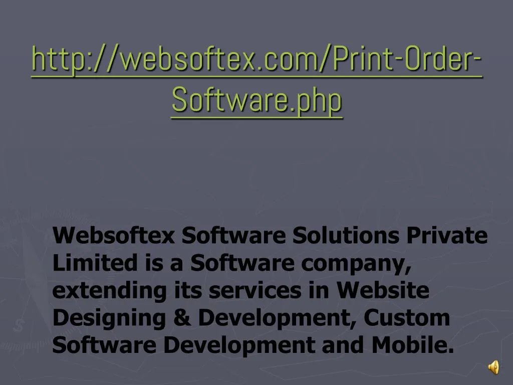 http websoftex com print order software php