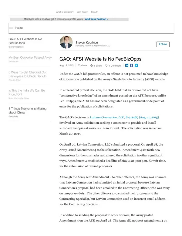 Blog 77 USMC 20150815 GAO_ AFSI Website Is No FedBizOpps