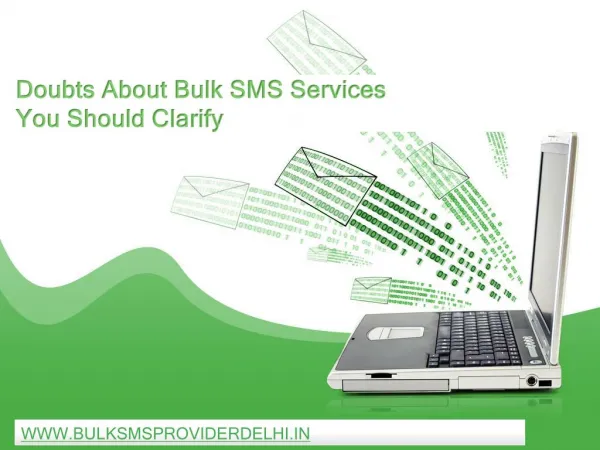 Doubts About Bulk SMS Services