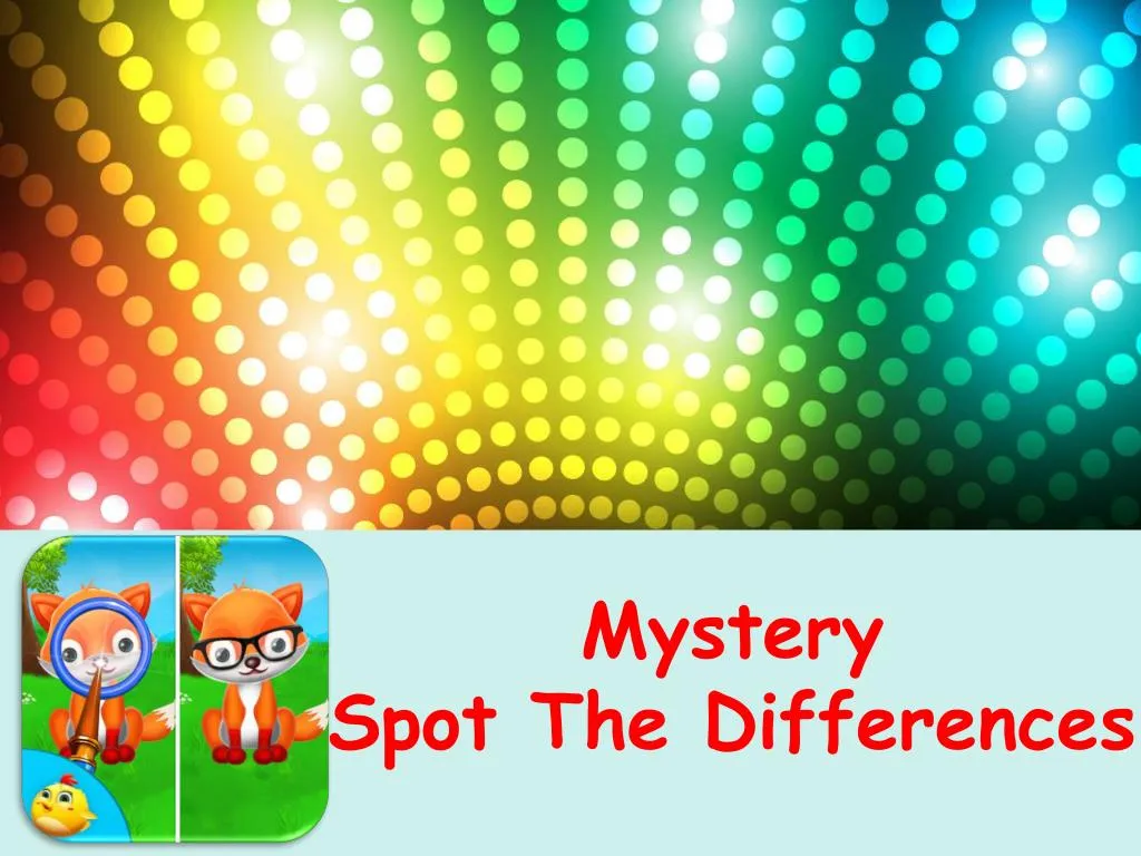 mystery spot the differences