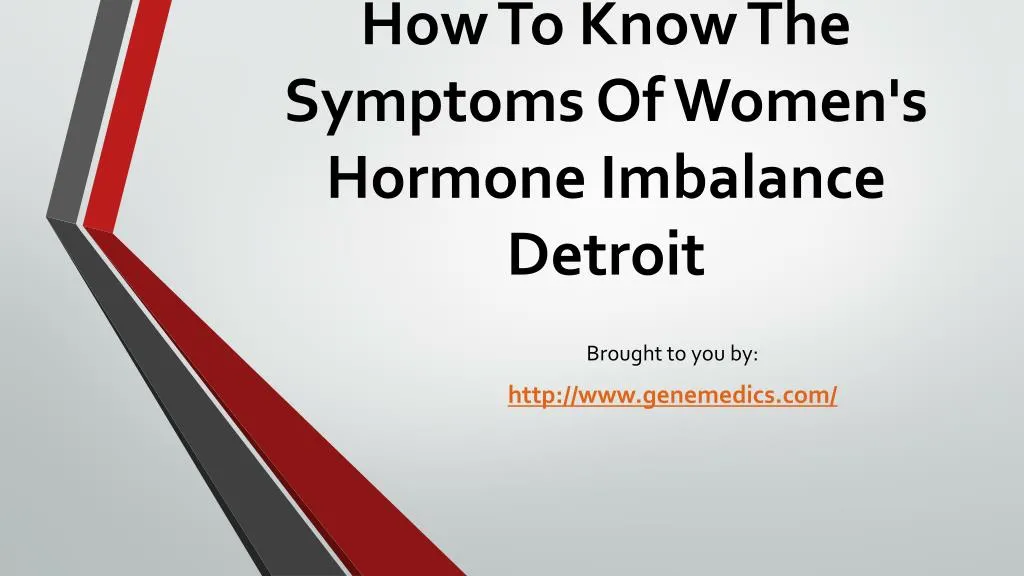 how to know the symptoms of women s hormone imbalance detroit