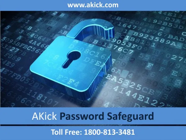 World Class Password Safeguard Software Free Download - AKick