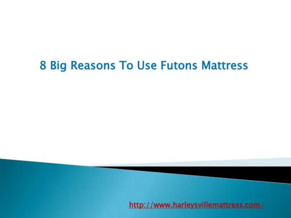 8 Big Reasons To Use Futons Mattress