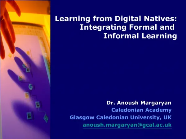 Learning from Digital Natives: Integrating Formal and Informal Learning