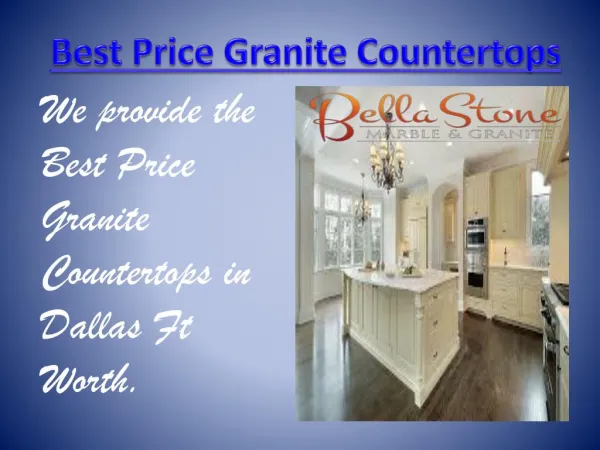 Best Price Granite Countertops