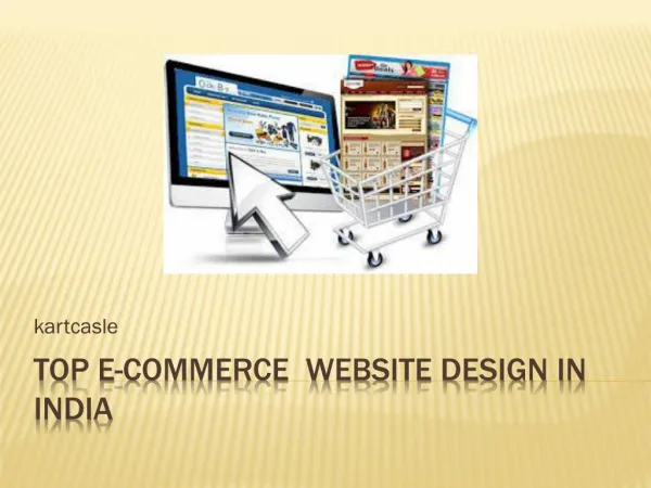 Top E-commerce website design company in India
