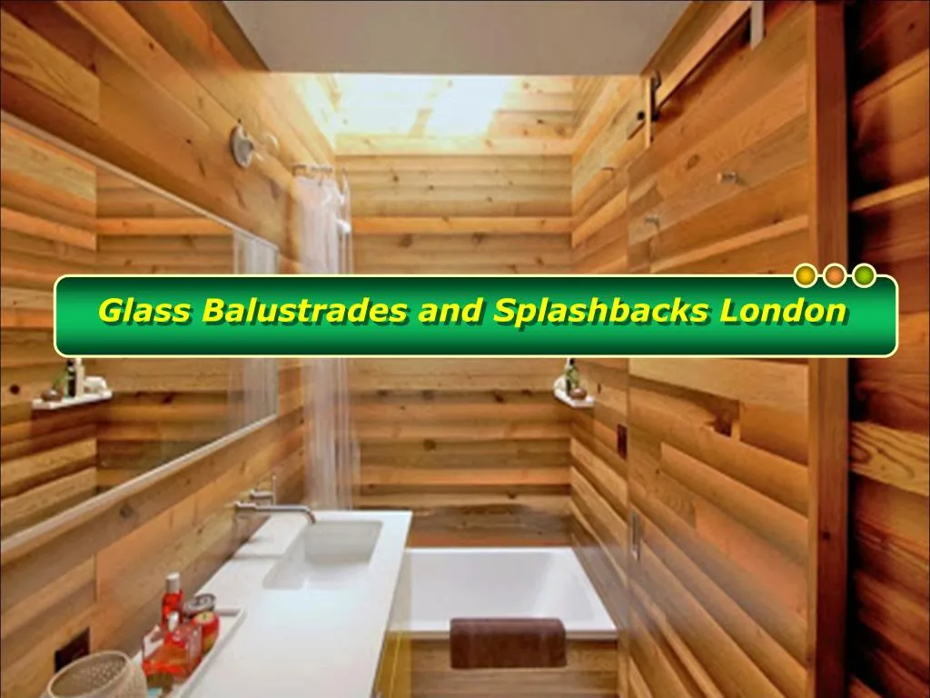 glass balustrades and splashbacks london