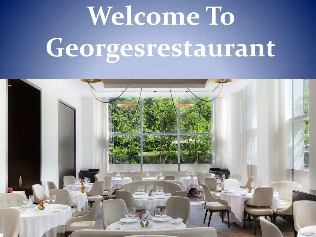 welcome to georgesrestaurant