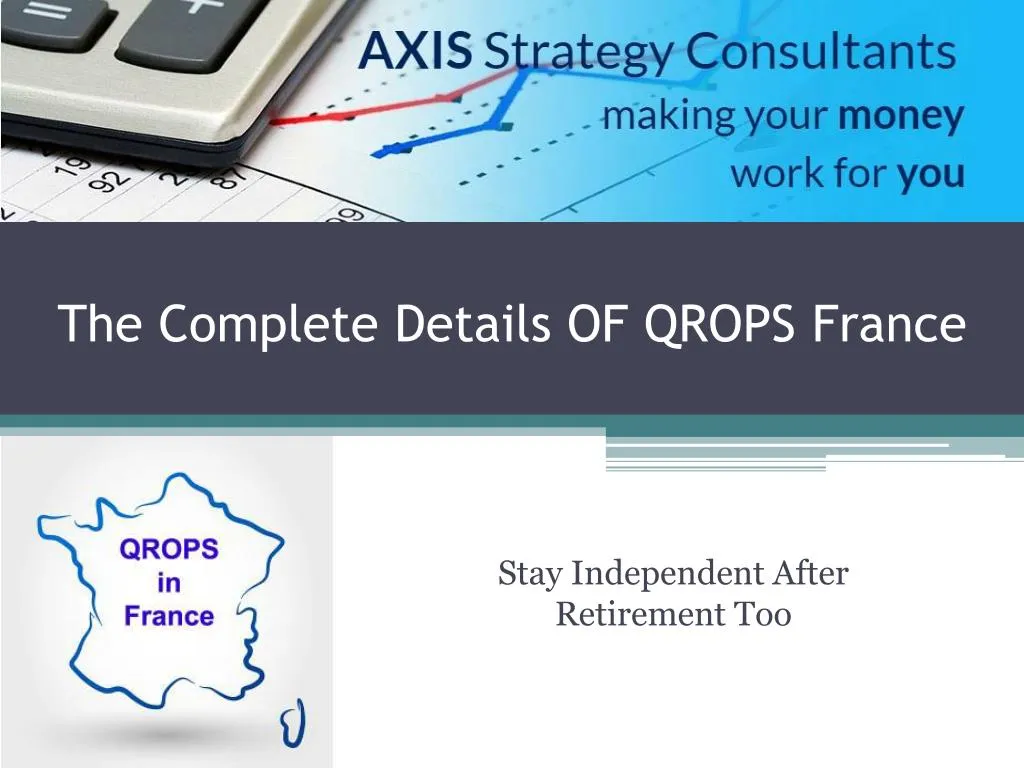 the complete details of qrops france