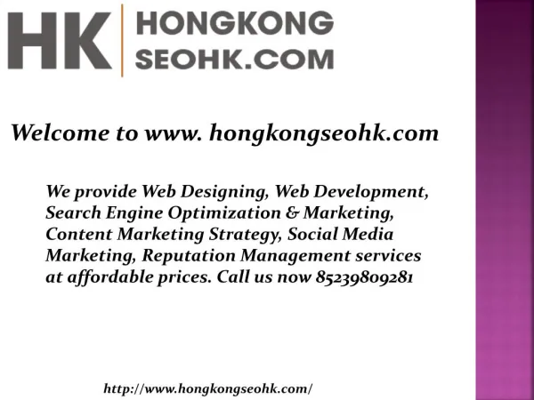 SEO Services Hong Kong