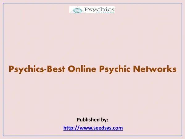 Psychics-Best Online Psychic Networks
