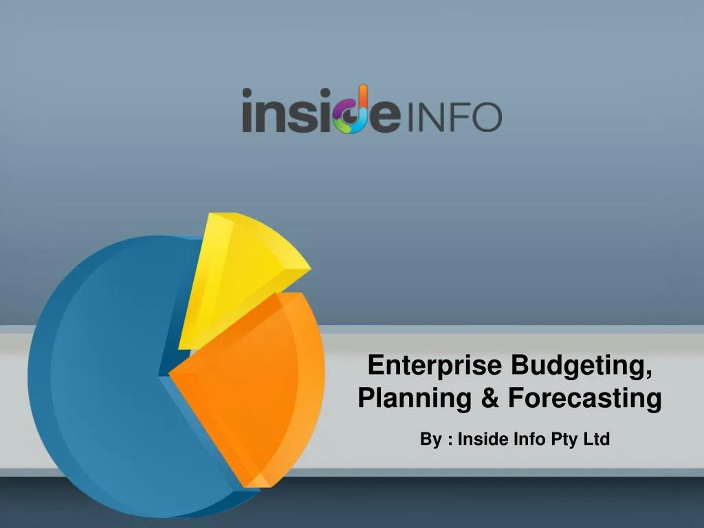 enterprise budgeting planning forecasting