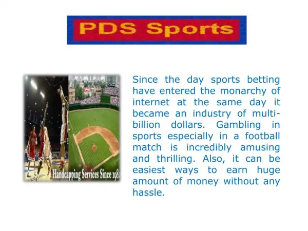 Sports handicapping service - Pdsssports