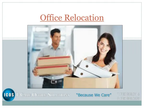 Office Relocation By I-CareOfficeSolution