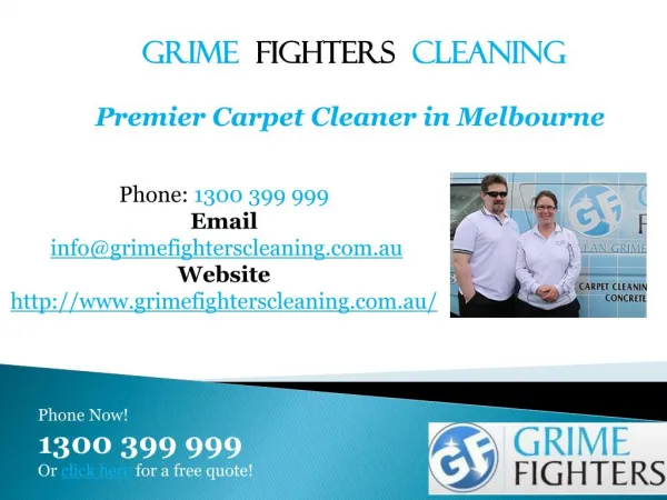 Best Carpet Cleaner in Melbourne