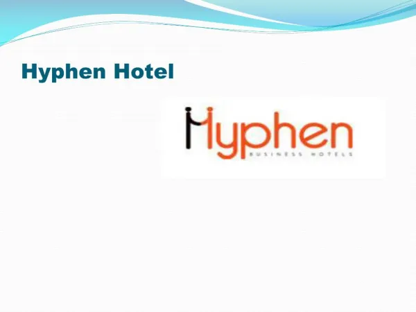 Hyphen hotel