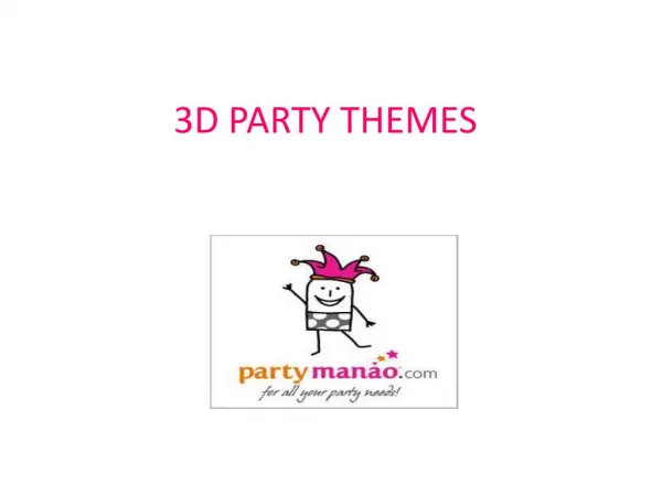 Theme Party Supplies online India, Themed Birthday Party Supplies