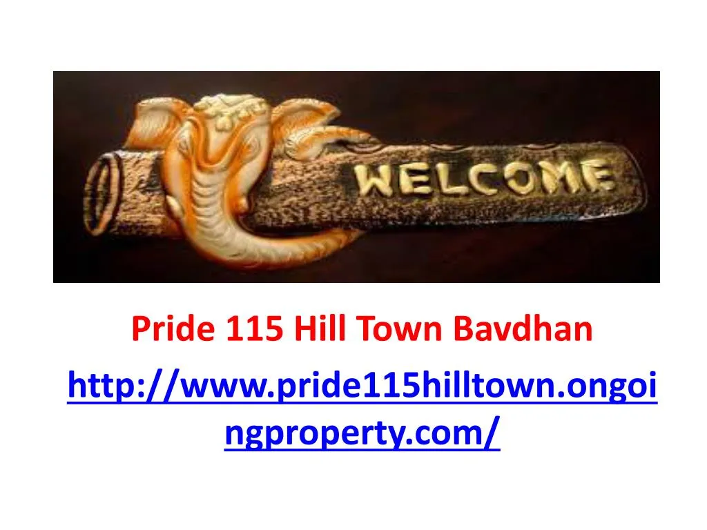 pride 115 hill town bavdhan http www pride115hilltown ongoingproperty com