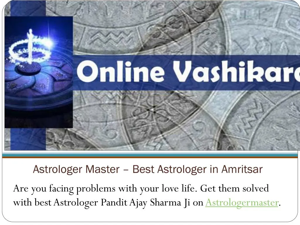 astrologer master best astrologer in amritsar