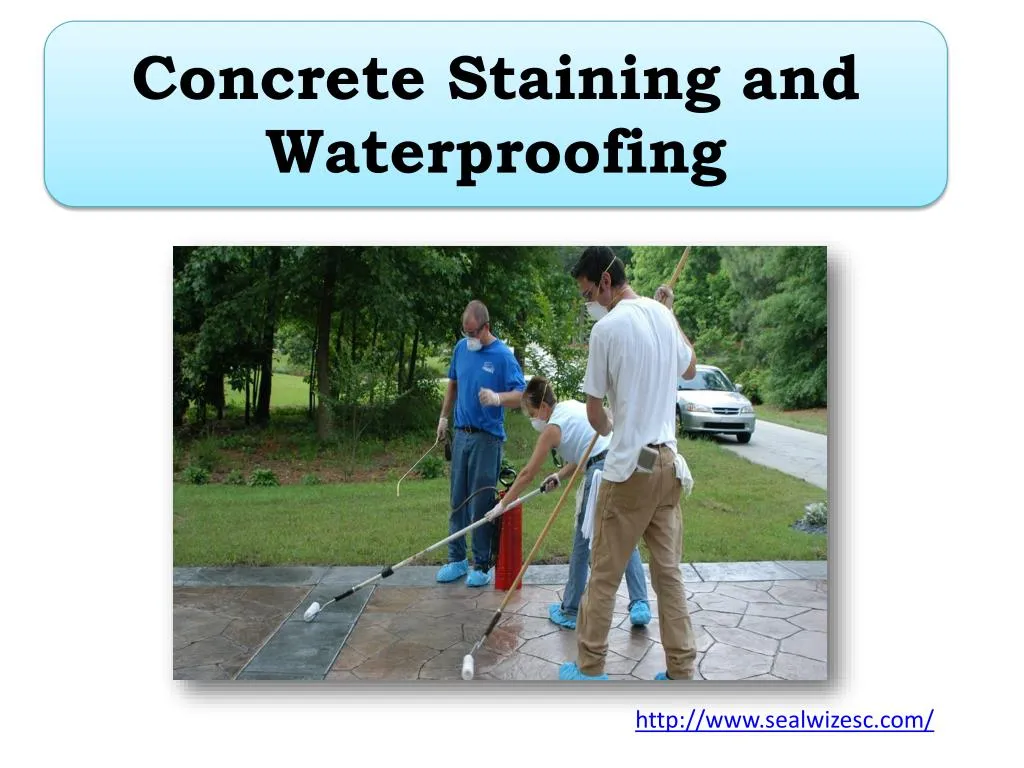 concrete staining and waterproofing