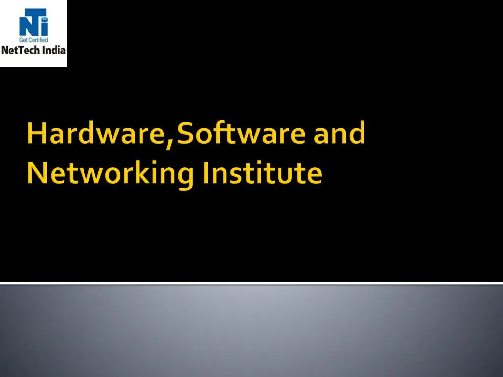 hardware software and networking institute