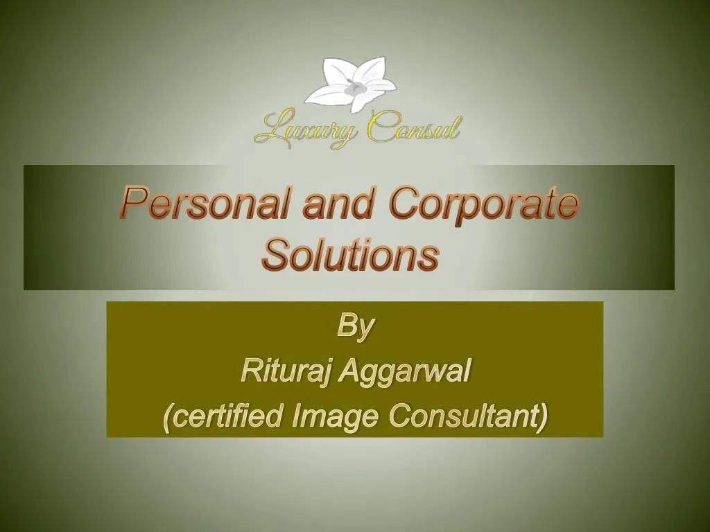 personal and corporate solutions