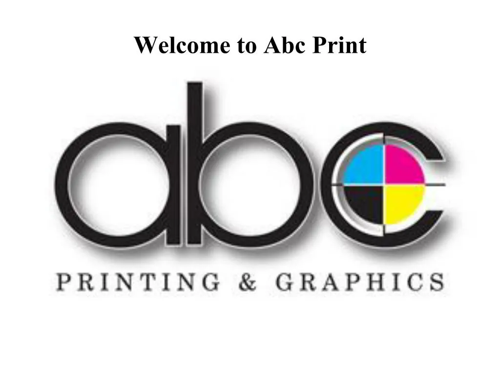 welcome to abc print