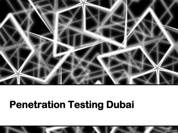 Penetration Testing Dubai
