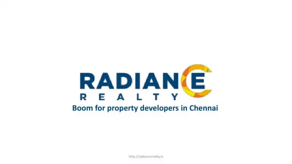 Boom for property developers in Chennai